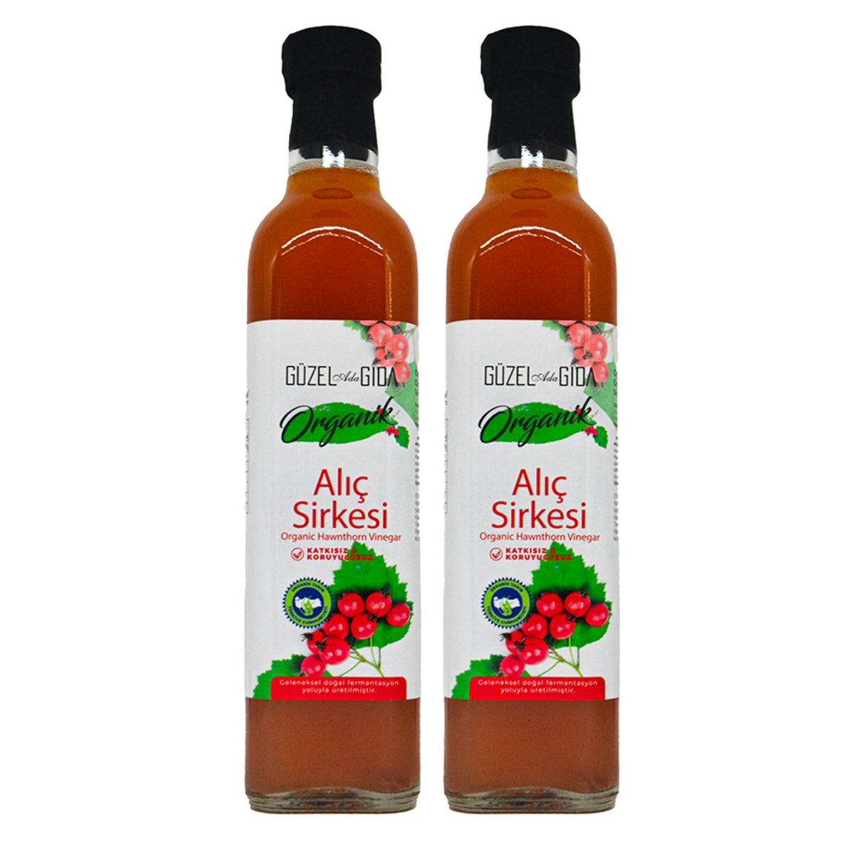 Organik Alıç Sirkesi 2X500 Ml