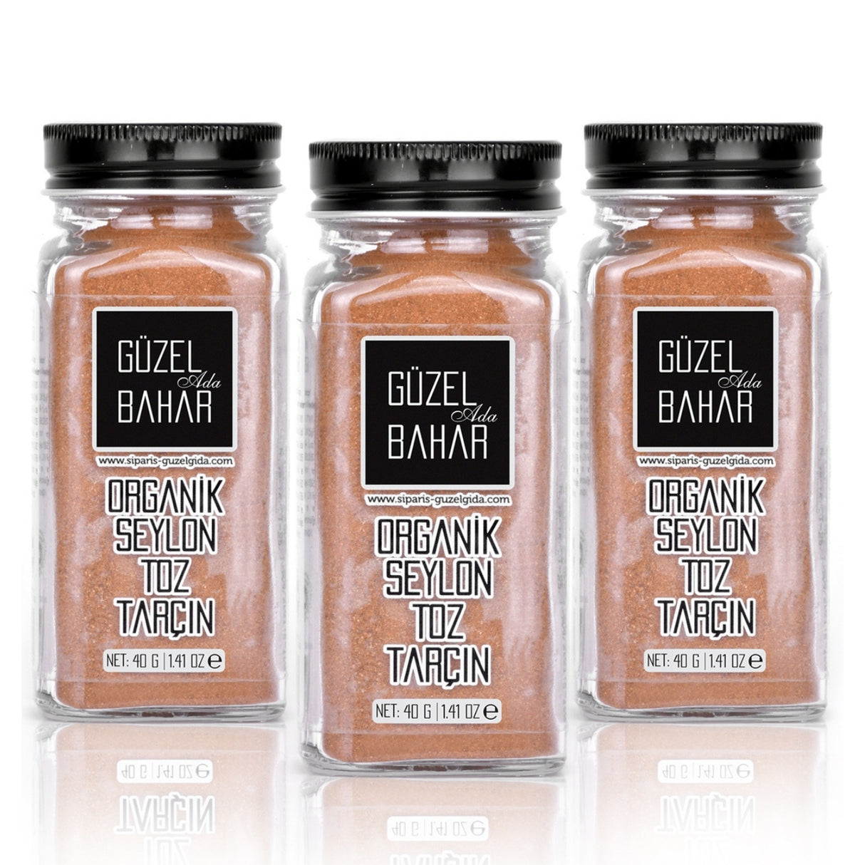 Organik Seylon Toz Tarçın 3X40 Gr
