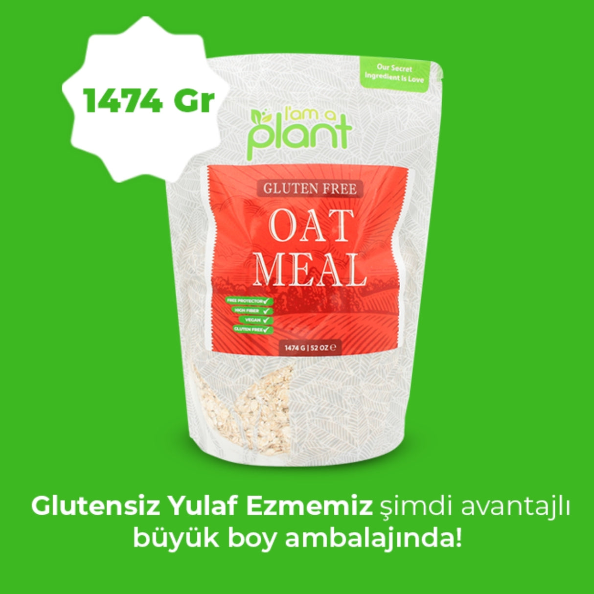 Yulaf Ezmesi 1474 Gr