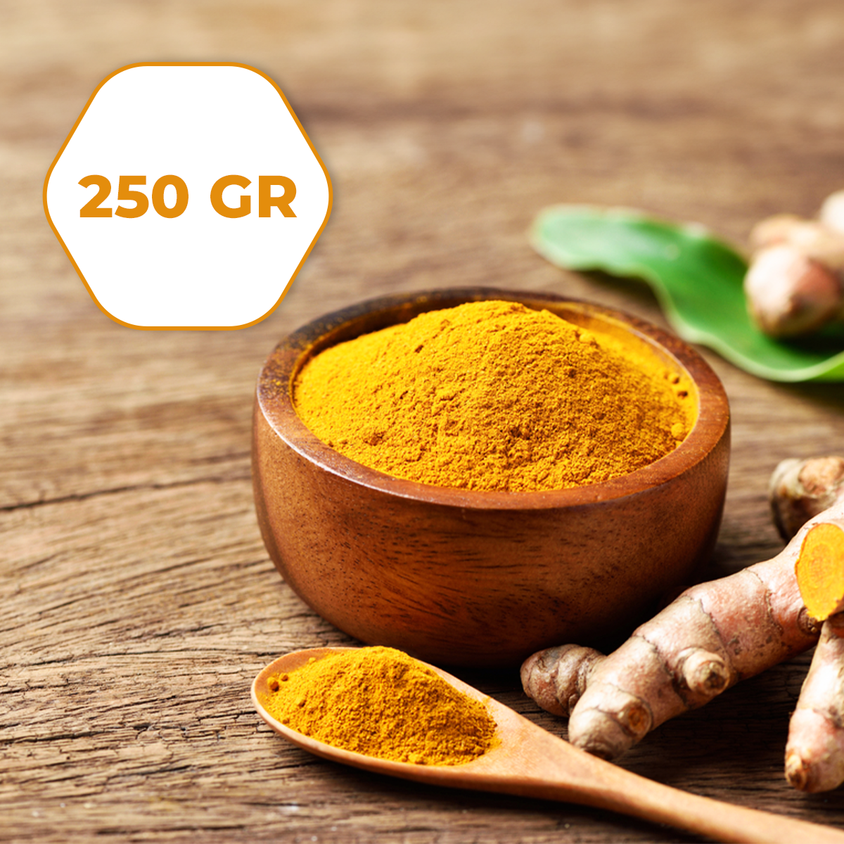 Organik Toz Zerdeçal 250 Gr Ekonomik Paket