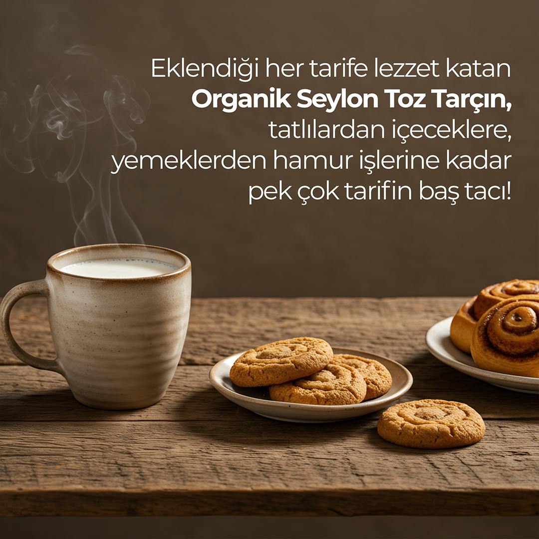 Organik Seylon Toz Tarçın 40 Gr