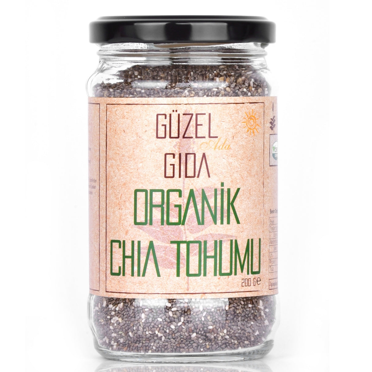 Organik Chia Tohumu 200 Gr