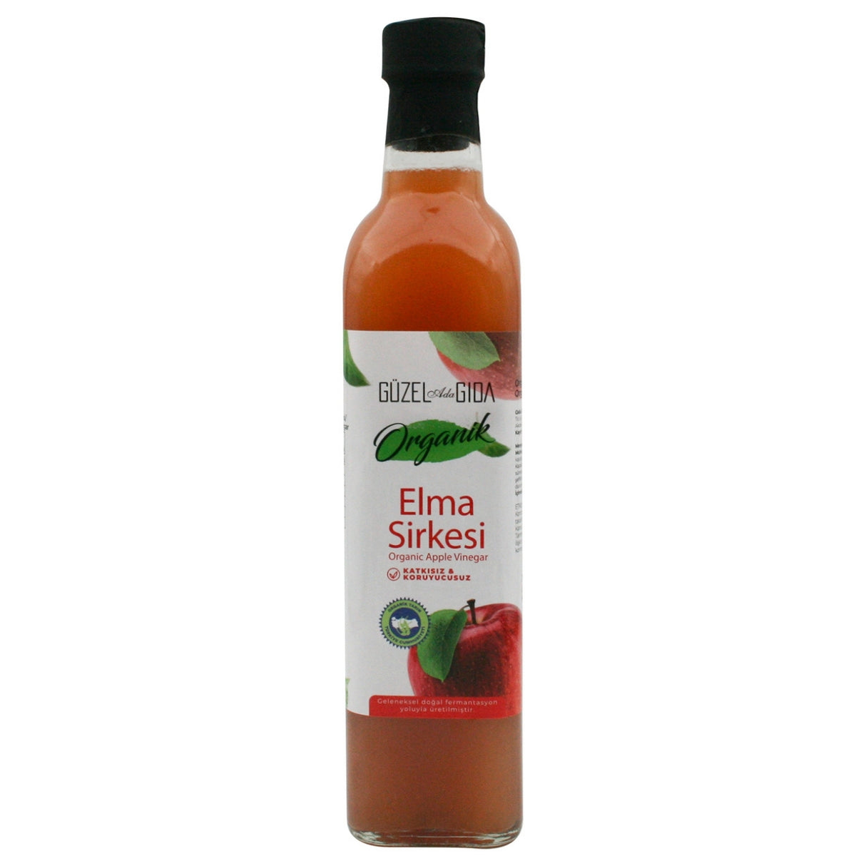 Organik Elma Sirkesi 500 Ml
