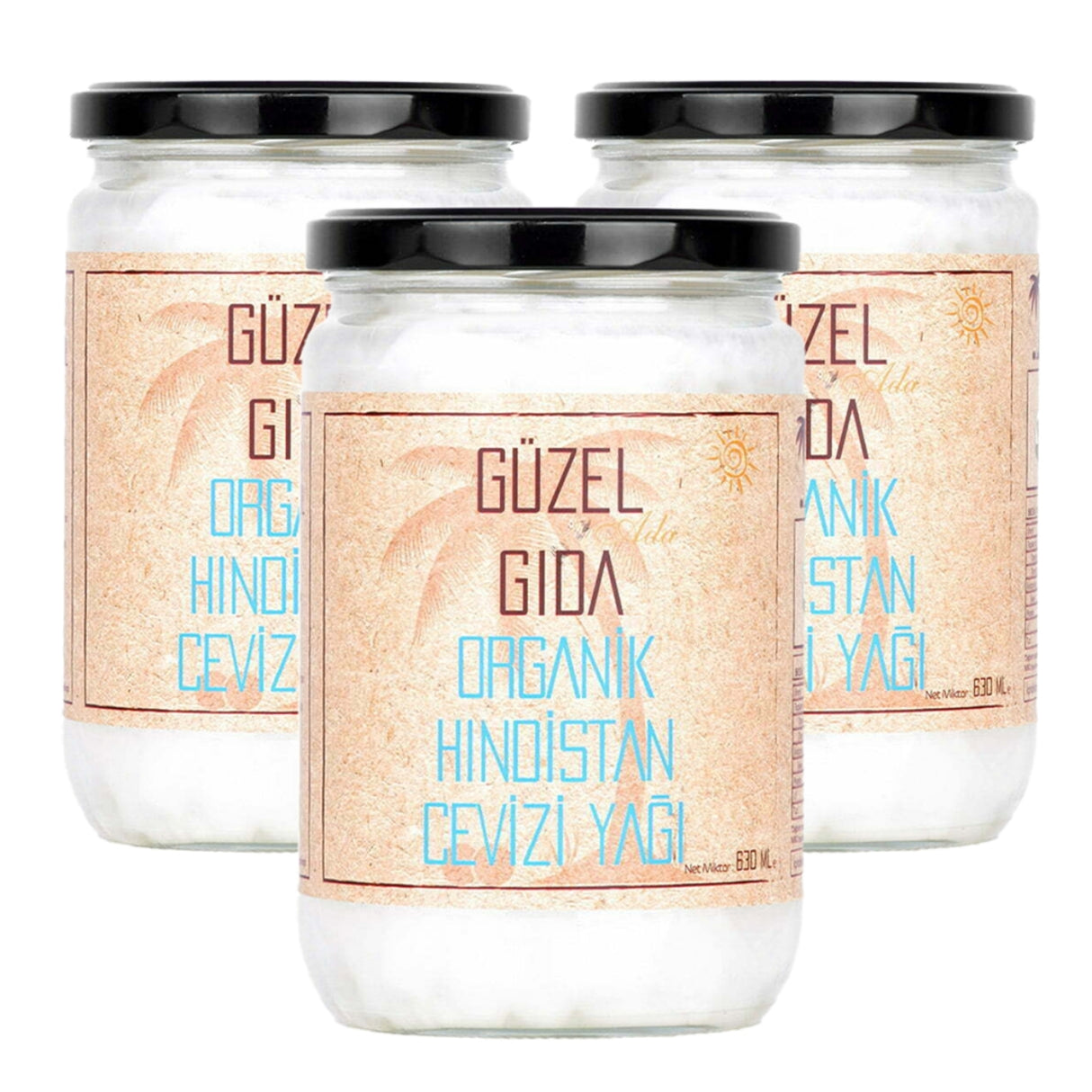 Organik Hindistan Cevizi Yağı 3X630 Ml