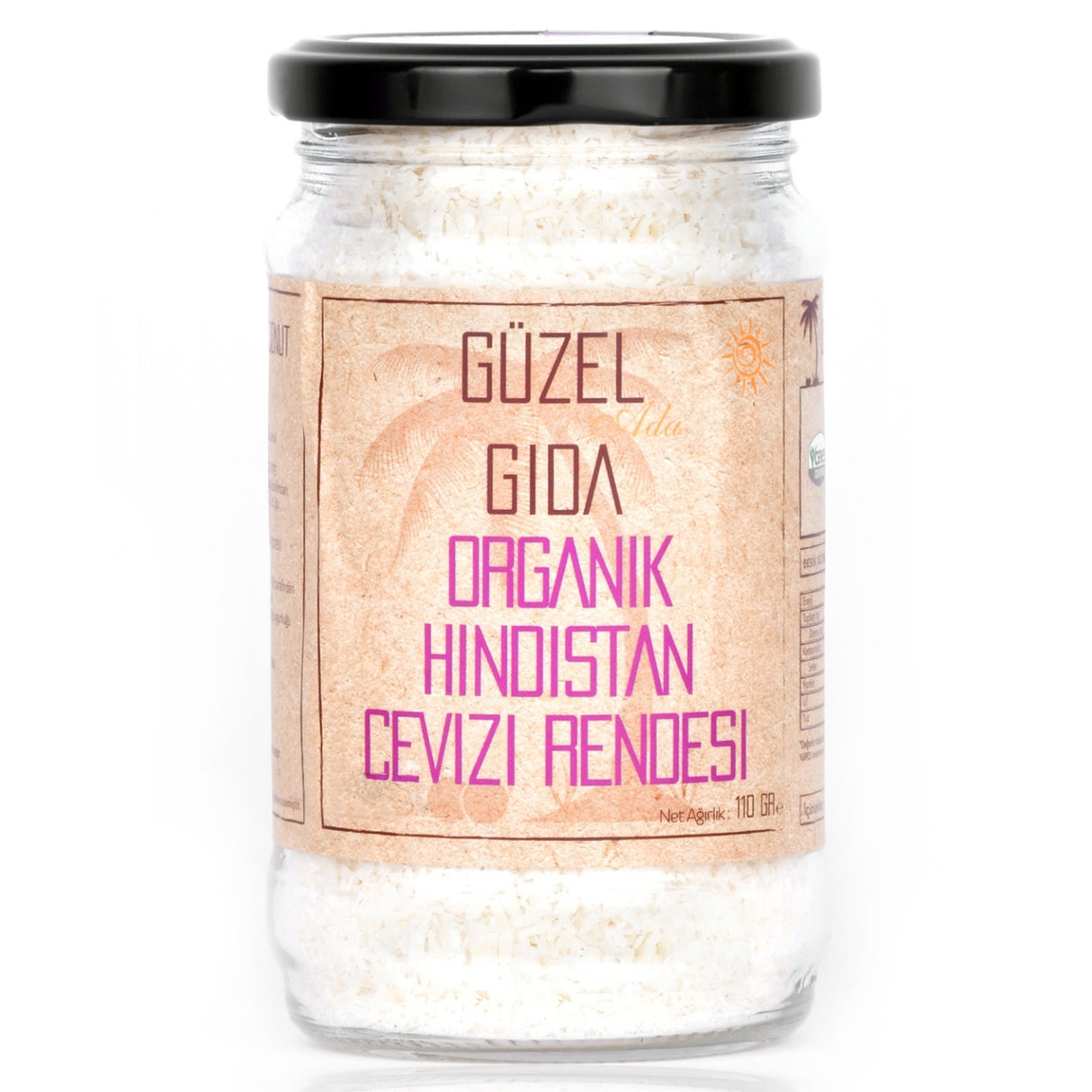 Organik Hindistan Cevizi Rendesi 110 Gr