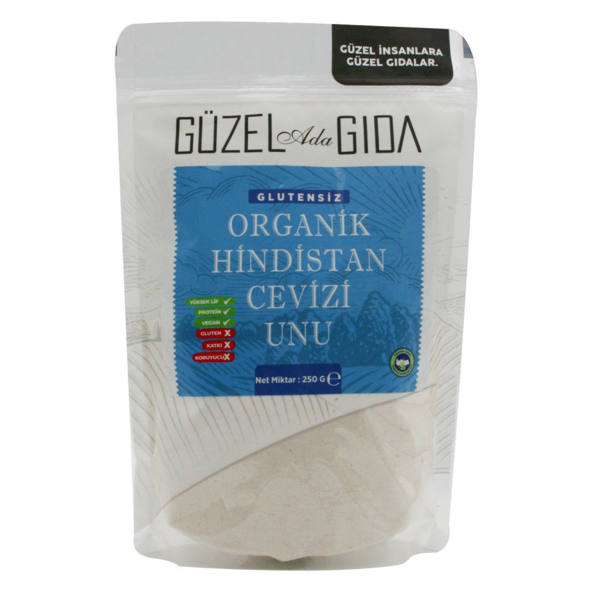 Organik Hindistan Cevizi Unu 250 Gr