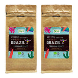 Organik Öğütülmüş Filtre Kahve Brezilya Medium 2X200 Gr