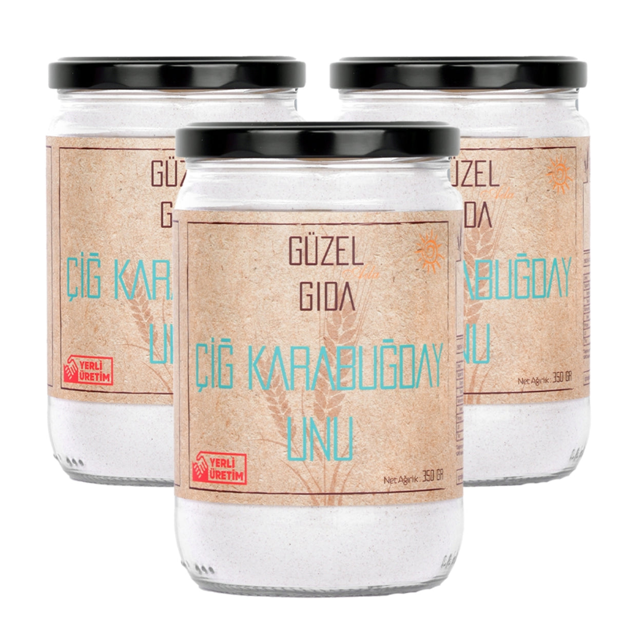 Çiğ Karabuğday Unu 3X350 Gr