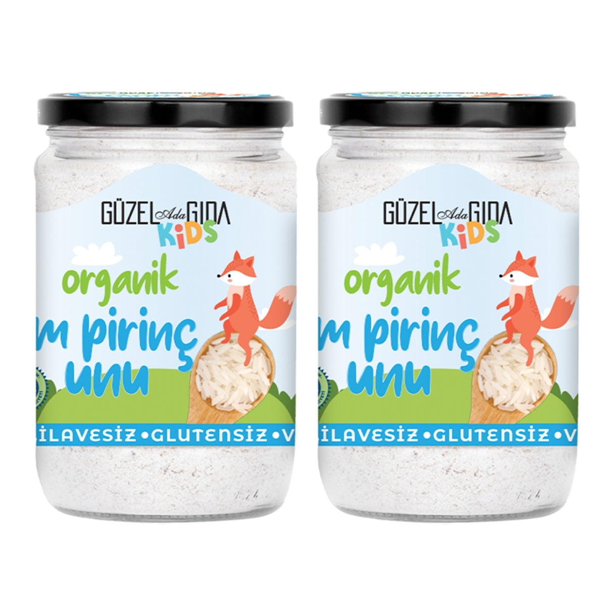 Kids Organik Pirinç Unu 2X400 Gr