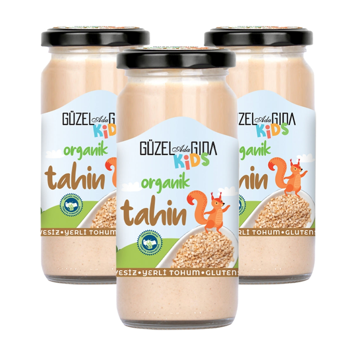 Kids Organik Tahin 3X220 Gr ( Yerli Susam )
