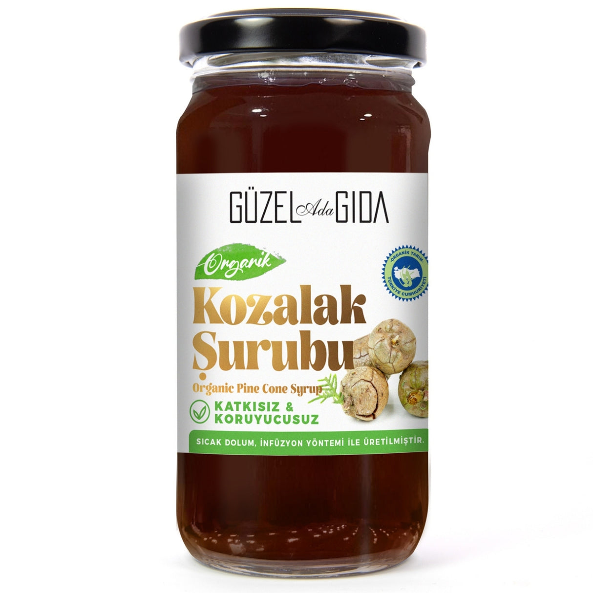 Organik Kozalak Şurubu 230 Ml