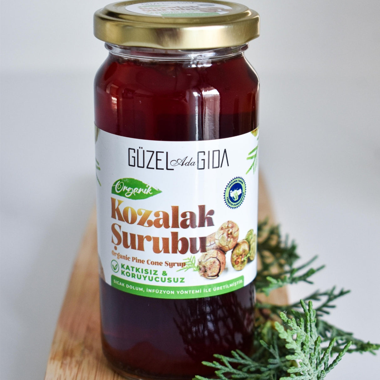 Organik Kozalak Şurubu 230 Ml