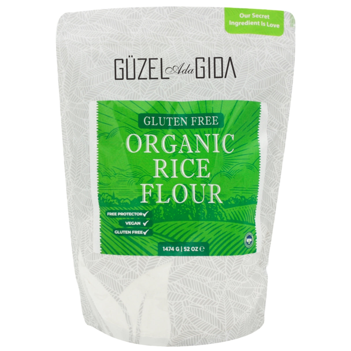 Organik Pirinç Unu Glutensiz 1474 Gr