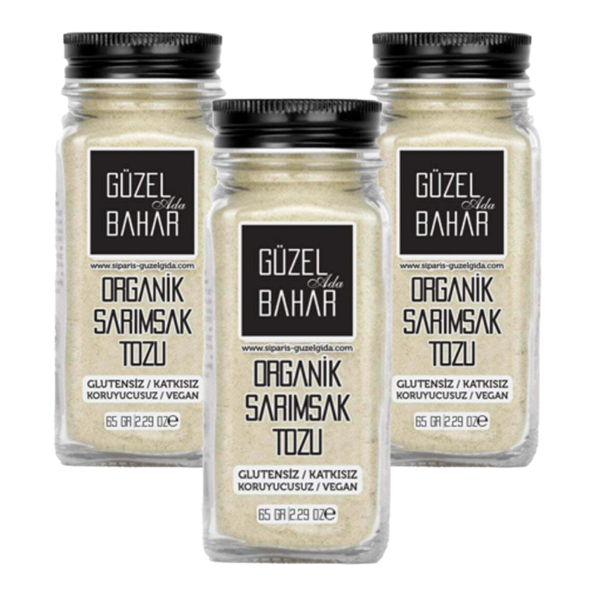 Organik Sarımsak Tozu 3X65 Gr