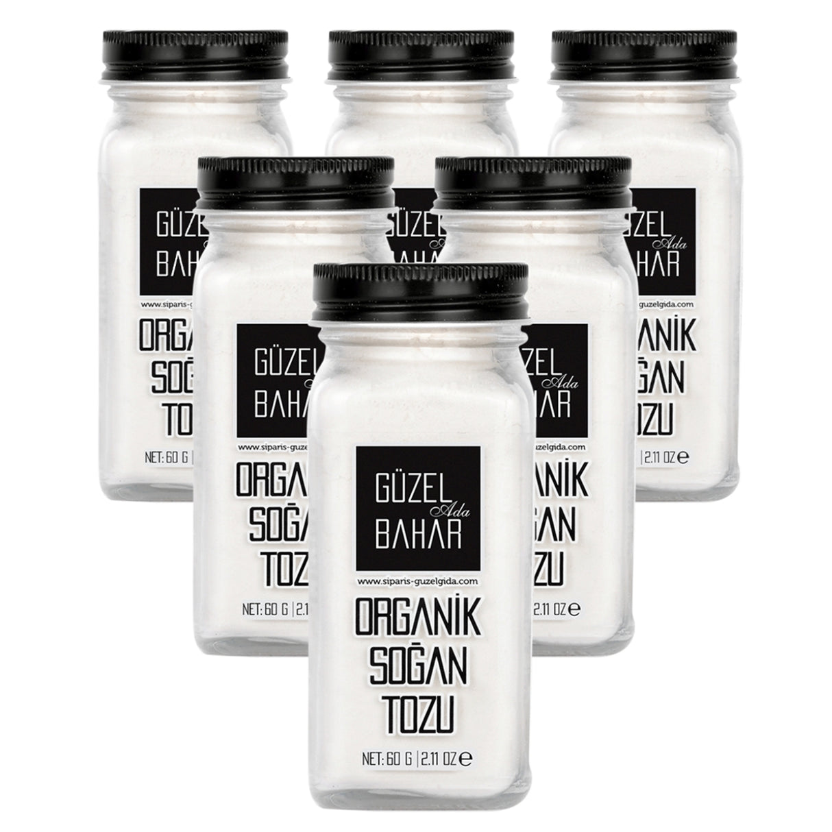 Organik Soğan Tozu 6X60 Gr