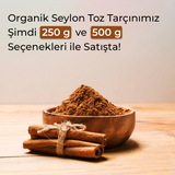 Organik Seylon Toz Tarçın 500 Gr Ekonomik Paket