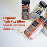 Organik Tatlı Toz Biber 2X50 Gr