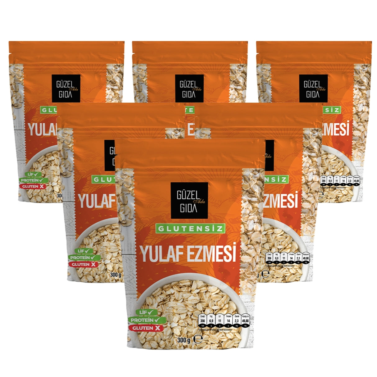 Yulaf Ezmesi 6X300 Gr