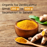 Organik Toz Zerdeçal 500 Gr Ekonomik Paket