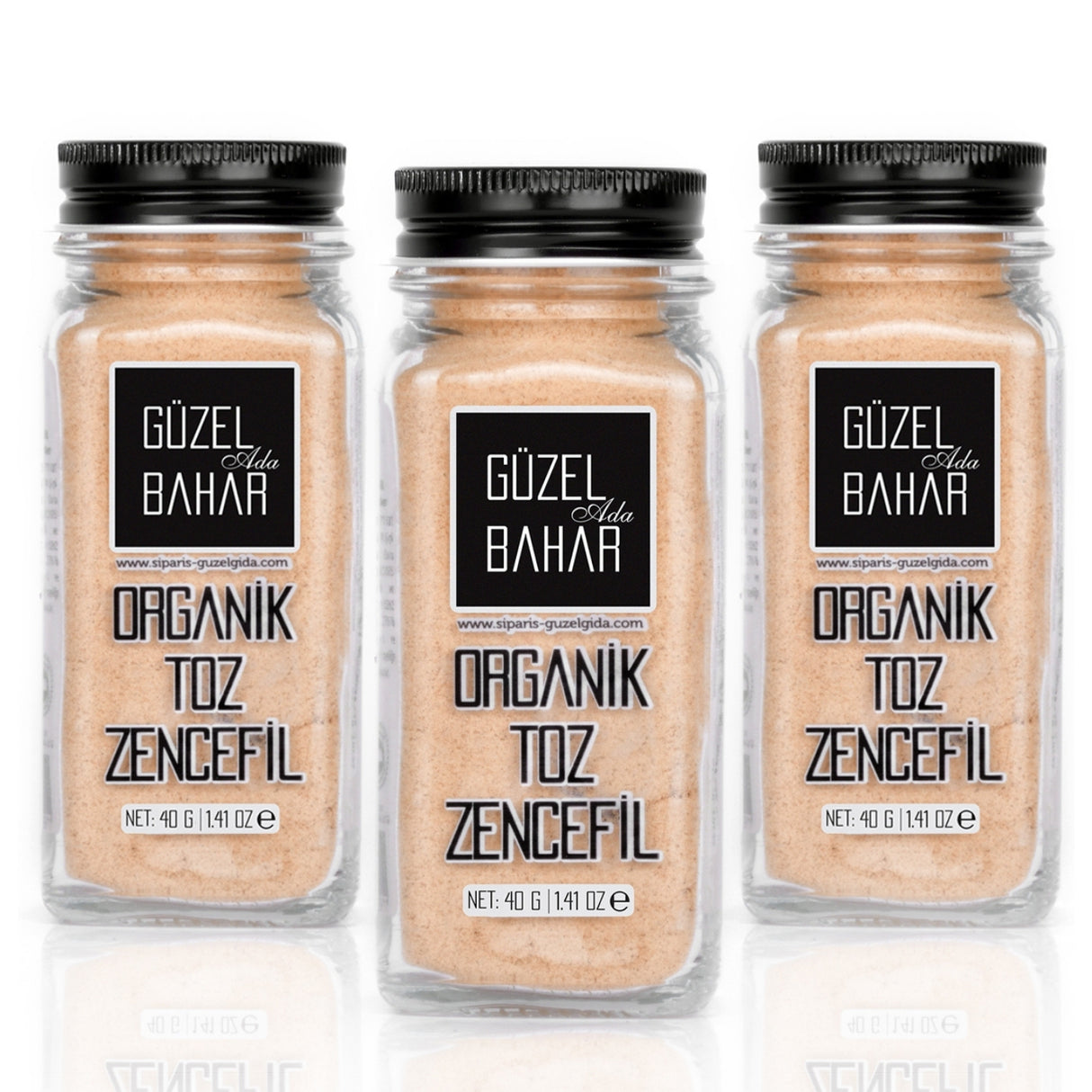 Organik Toz Zencefil 3X40 Gr
