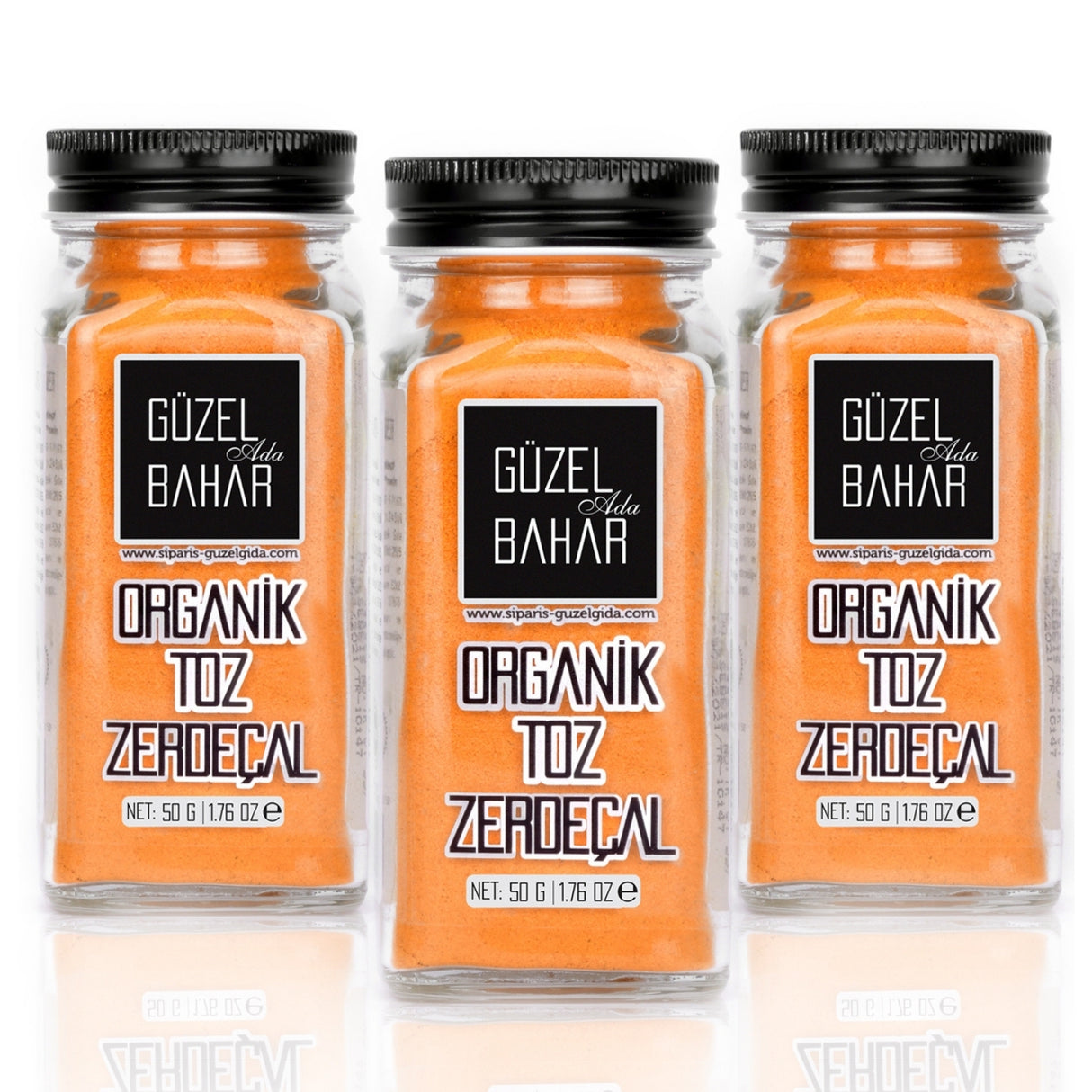 Organik Toz Zerdeçal 3X50 Gr