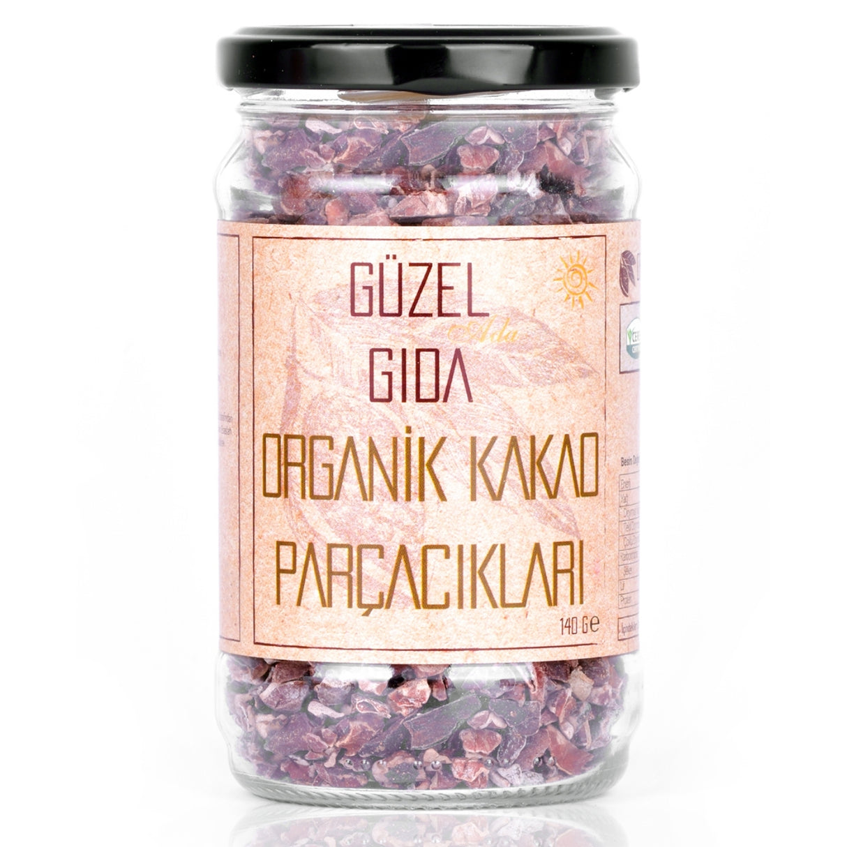 Organik Ham Kakao Parçacıkları 140 G