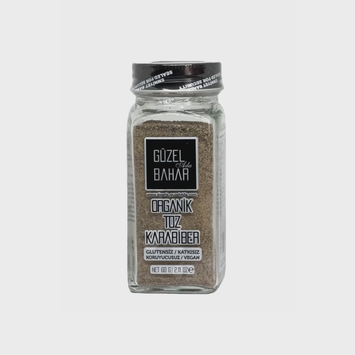Organik Toz Karabiber 60 Gr