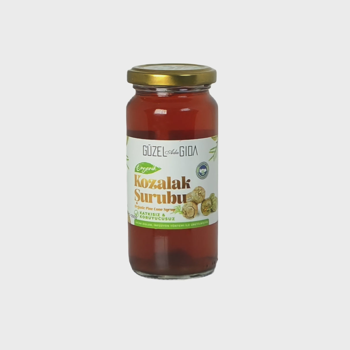 Organik Kozalak Şurubu 230 Ml