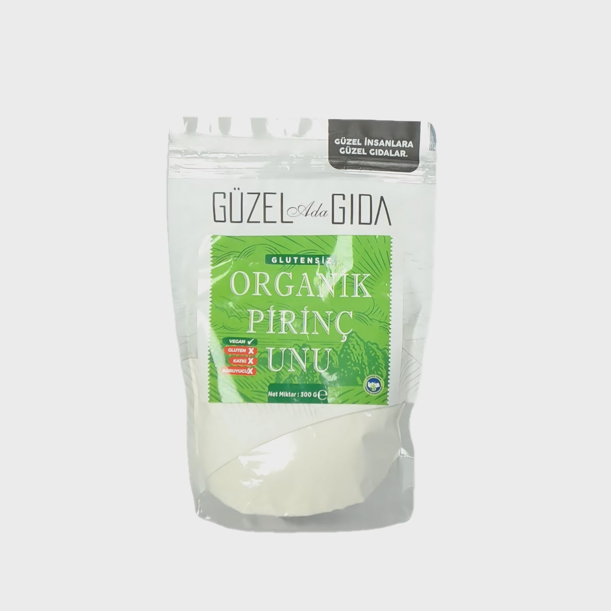 Organik Glutensiz Pirinç Unu 300 Gr