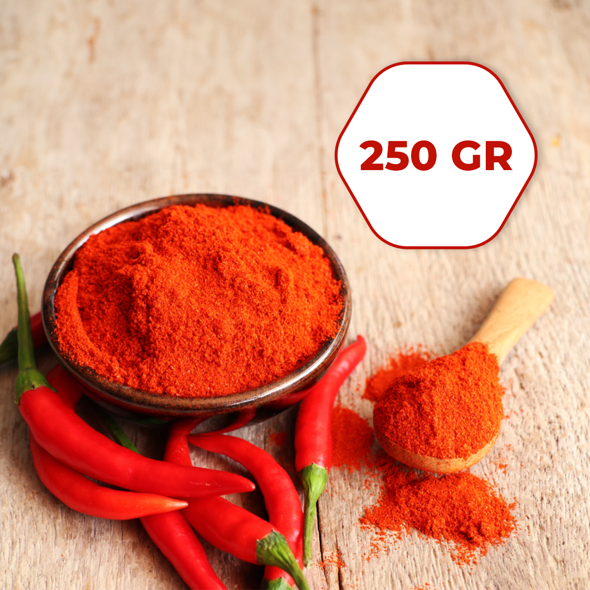 Organik Tatlı Toz Biber 250 Gr Ekonomik Paket